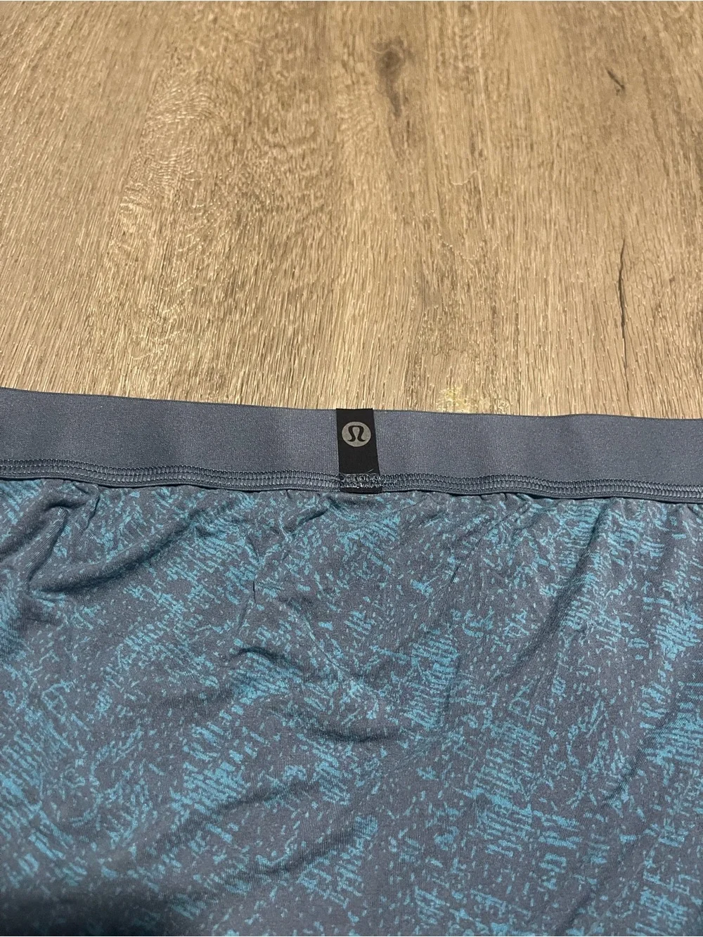 lululemon athletica Teal Patterned Men’s Boxer Briefs